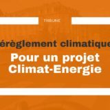 La tribune d'octobre de vos élus est consacrée à un projet Climat-Energie