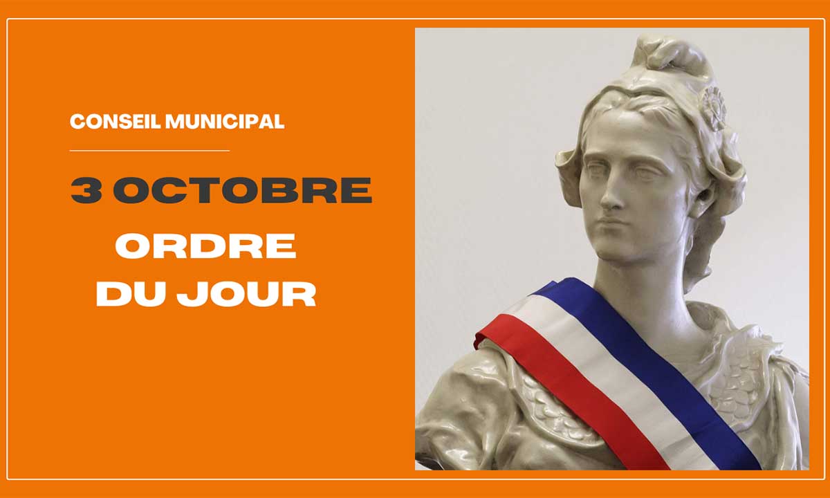 conseil municipal du 3 octobre 2023